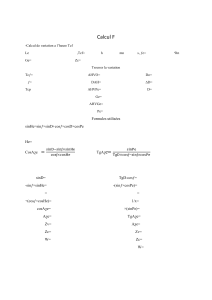 Calcul F: Notatki z obliczeń astronomicznych