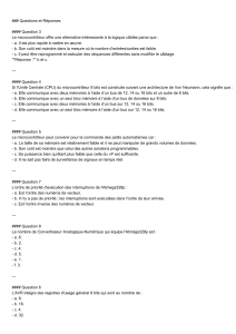 QCM Microcontr&ocirc;leur Atmega328p
