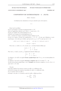 Concours X/ENS 2017 Maths A MP