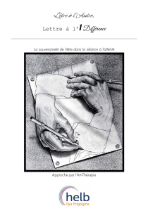 Th&egrave;se Art-Th&eacute;rapie et Souverainet&eacute; de l'&Ecirc;tre