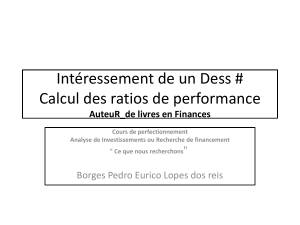 Analyse Financi&egrave;re : Projections et Investissements