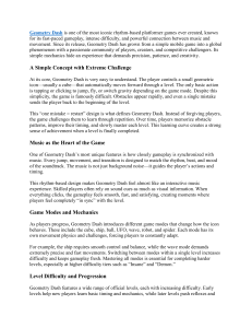 Geometry Dash: Game Design & Community Analysis