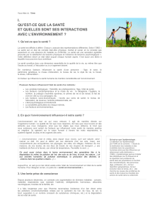 10 Sant&eacute; et environnement - D&eacute;finitions - Les cahiers du DD - outil complet