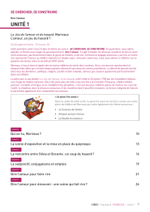 Cours Fran&ccedil;ais 4&egrave;me : Marivaux, Le Jeu de l'amour et du hasard