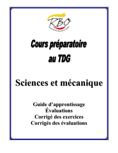 Volume9 Sciences Mecanique Guide Exercices Evaluations avec Corriges Revises