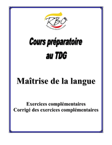 Volume7 Maitrise Langue Exercices Complementaires