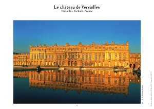 Le ch&acirc;teau de Versailles - Pr&eacute;sentation &eacute;ducative