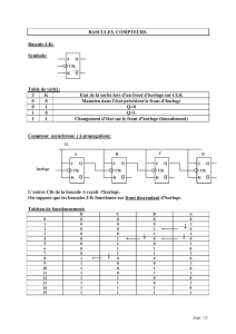 Cours &Eacute;lectronique Num&eacute;rique : Bascules J-K et Compteurs