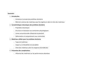 Projet Mat&eacute;riaux pour ing&eacute;nieur