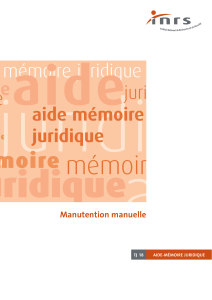 tj18 - Manutention Manuelle