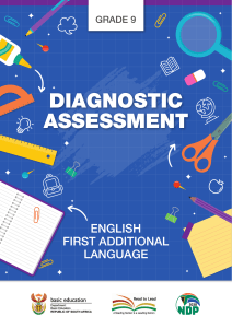 Grade 9 English Diagnostic Assessment