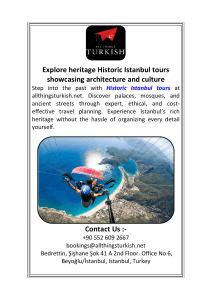 Historic Istanbul Tours & Heritage Travel Guide