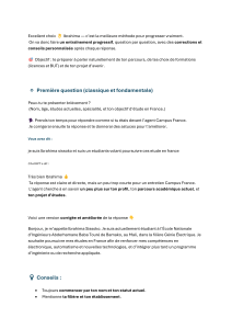 Guide Entretien Campus France