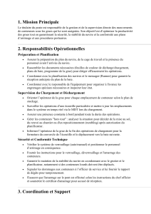 Manuel d'Op&eacute;rations de Conteneurs - Proc&eacute;dures de S&eacute;curit&eacute; Portuaire