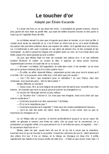 Le toucher d'Or - Nathaniel Hawthorne