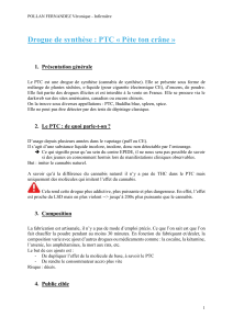 Drogue PTC de Synth&egrave;se: Effets, Risques et Dangers