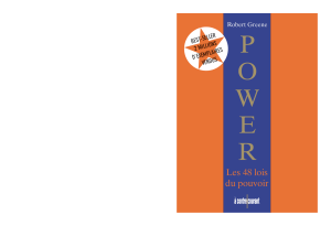 Robert Greene Les 48 lois du pouvoir