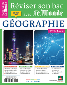 R&eacute;viser son bac avec G&eacute;ographie Terminale 2016