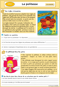 La Politesse: R&egrave;gles et Exemples pour Vivre Ensemble