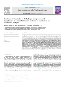 Continuous Hydrogenation of Benzyltoluene in Trickle-Bed Reactor: Mass Transfer & Optimization