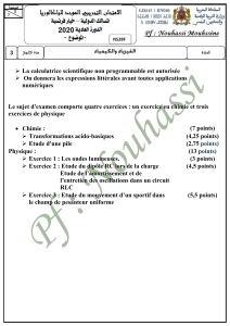 R&eacute;vision n 8 exam blanc
