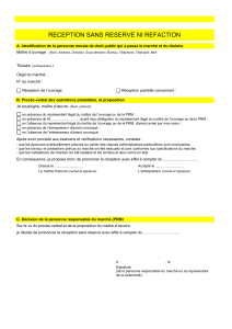 Formulaire de r&eacute;ception sans r&eacute;serve pour march&eacute;s publics