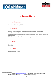 &Eacute;v&eacute;nement Succ&egrave;s Story : Conf&eacute;rences entrepreneuriales pour &eacute;tudiants