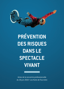 Prevention des risques dans le spectacle vivant