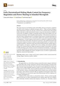 Fully Decentralized Sliding Mode Control for Microgrid Frequency Regulation