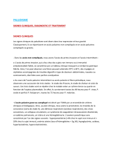 Paludisme : Signes, Diagnostic, Traitement