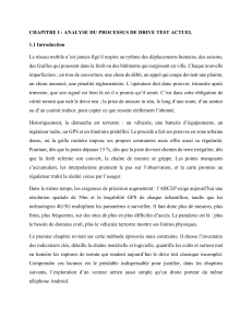 Analyse du processus de drive test actuel en t&eacute;l&eacute;communications mobiles