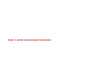 English Grammar Exercises Workbook
