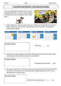 D&eacute;fis des Daltons : Exercices de dur&eacute;es pour P6