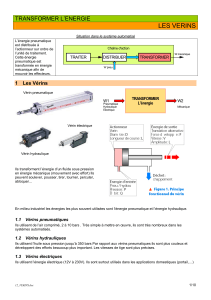 Les V&eacute;rins dans les Syst&egrave;mes Automatis&eacute;s : Pneumatiques, Hydrauliques, &Eacute;lectriques