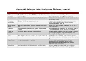 Comparatif Kata Synthese vs Reglement 2025-2026
