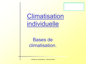 Bases de climatisation individuelle