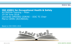 ISO 45001 Training: Occupational Health & Safety