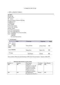 CV Jean Paul Singito Guba - Infirmier et Formations Sant&eacute; Publique