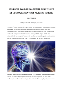 L'&Eacute;NERGIE TOURBILLONNANTE DES PENS&Eacute;ES ET L'&Eacute;CROULEMENT DES MURS DE J&Eacute;RICHO - JOHN WHEELER