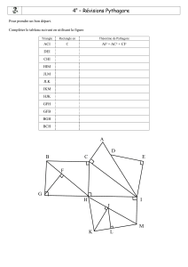 R&eacute;visions Pythagore - 4e