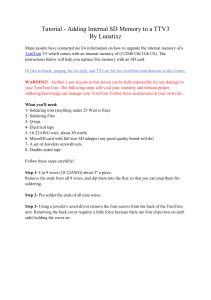 Tutorial: Add Internal SD Memory to TomTom V3