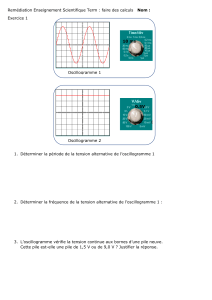 Rem&eacute;diation Scientifique Term : Calculs d'oscillogrammes et &eacute;nergie &eacute;olienne