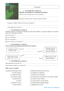Exercices de lecture : questions et correspondances sur un manoir