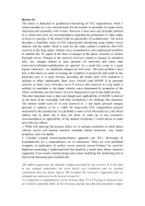 Peer Review: CO2 Sequestration Monitoring via Surface Waves