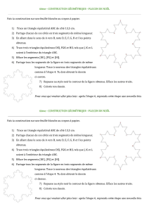 6th Grade Geometric Snowflake Construction Guide