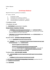 Vocabulaire de l'architecture m&eacute;di&eacute;vale