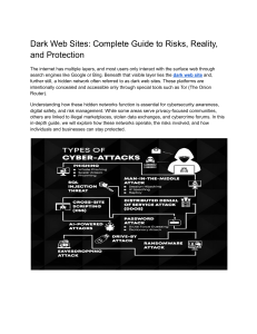 Dark Web Guide: Risks, Reality, and Protection
