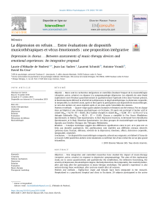 D&eacute;pression et musicoth&eacute;rapie : une &eacute;tude int&eacute;grative