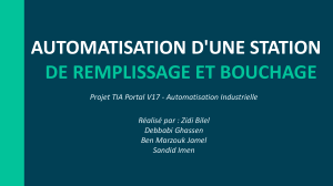 Automatisation Station TIA Portal V17