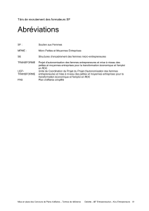 TDR de recrutement des formateurs